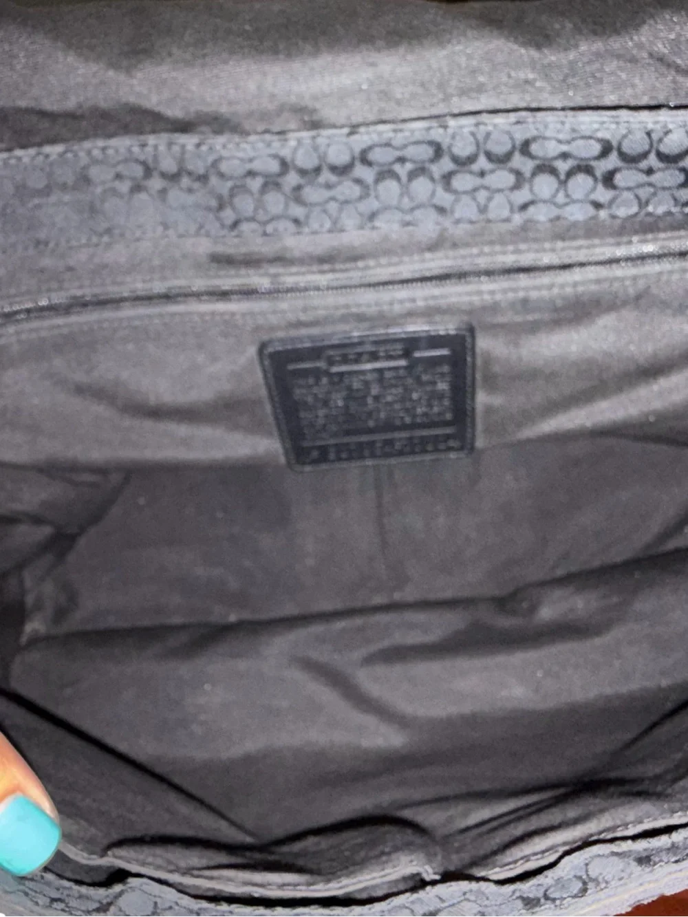 Coach Signature Hudson Commuter Laptop Work School Messenger Bag